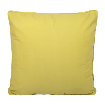 Fusion Plain Dye Filled Outdoor Cushion 43x43cm - Ochre