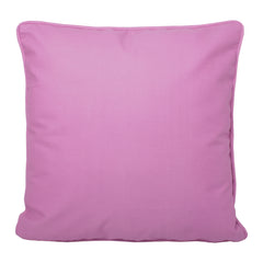 Fusion Plain Dye Pink Filled Outdoor Cushion