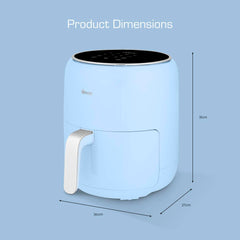 Retro 4.5L Blue Air Fryer