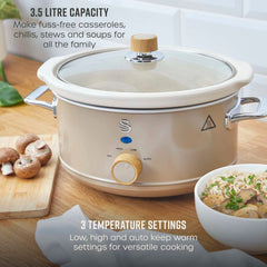 Nordic 3.5L Slow Cooker