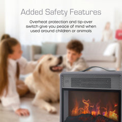 1.8kW Retro Flame Effect Heater