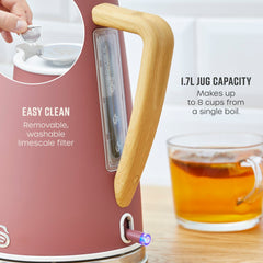 Nordic 1.7L Fuchsia Cordless Kettle