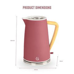 Nordic 1.7L Fuchsia Cordless Kettle