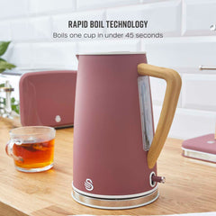 Nordic 1.7L Fuchsia Cordless Kettle
