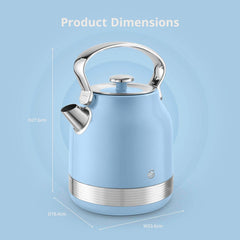 Retro Revive Traditional Blue Kettle