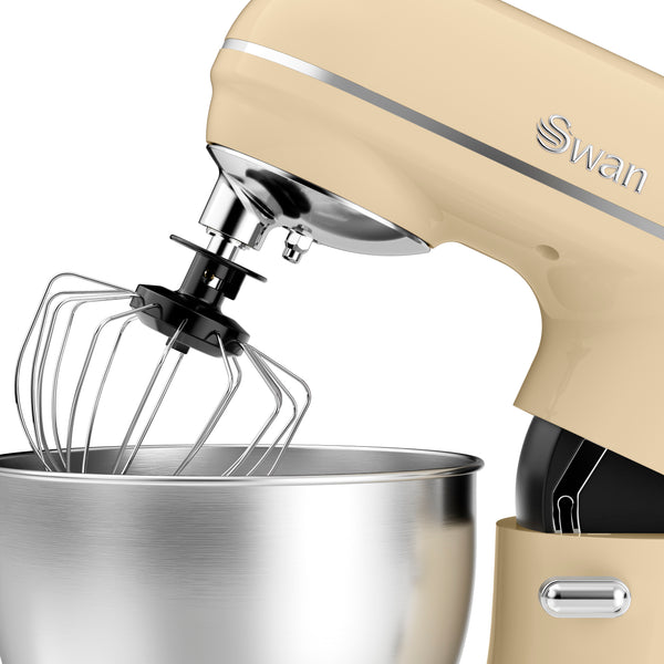 Swan 800w Stand Mixer in Ivory