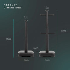 Towel Pole and Mug Tree Set