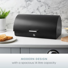 Serenity Black Bread Bin
