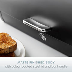 Serenity Black Bread Bin