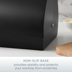 Serenity Black Bread Bin