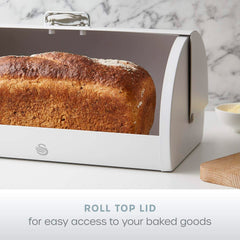Serenity White Bread Bin
