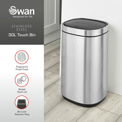 30L Touch Bin