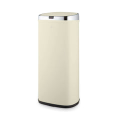 50L Square Cream Sensor Bin