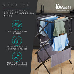 Stealth Ultra-Compact Airer