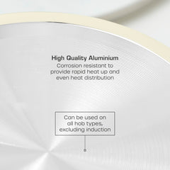 Townhouse 3 Piece White Saucepan Set