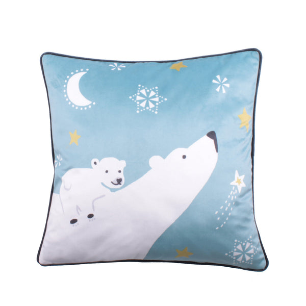 Starry Night Blue Cushion Cover