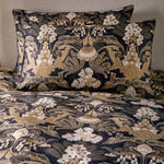 Laurence Llewelyn-Bowen Suburban Jungle Duvet Cover Set - Black/Gold