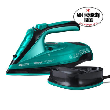 Tower 2400w Black and Teal Iron