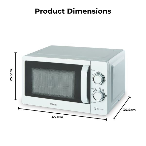 Tower White Microwave
