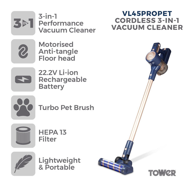 Tower VL45 Pro Pet Anti Tangle Vacuum