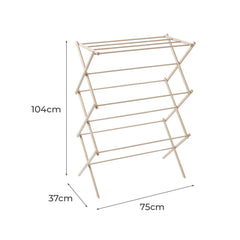 Compact Latte Wide Airer