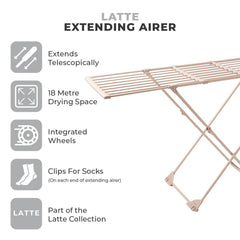 Latte Extending Airer