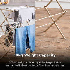 Compact Latte Wide Airer