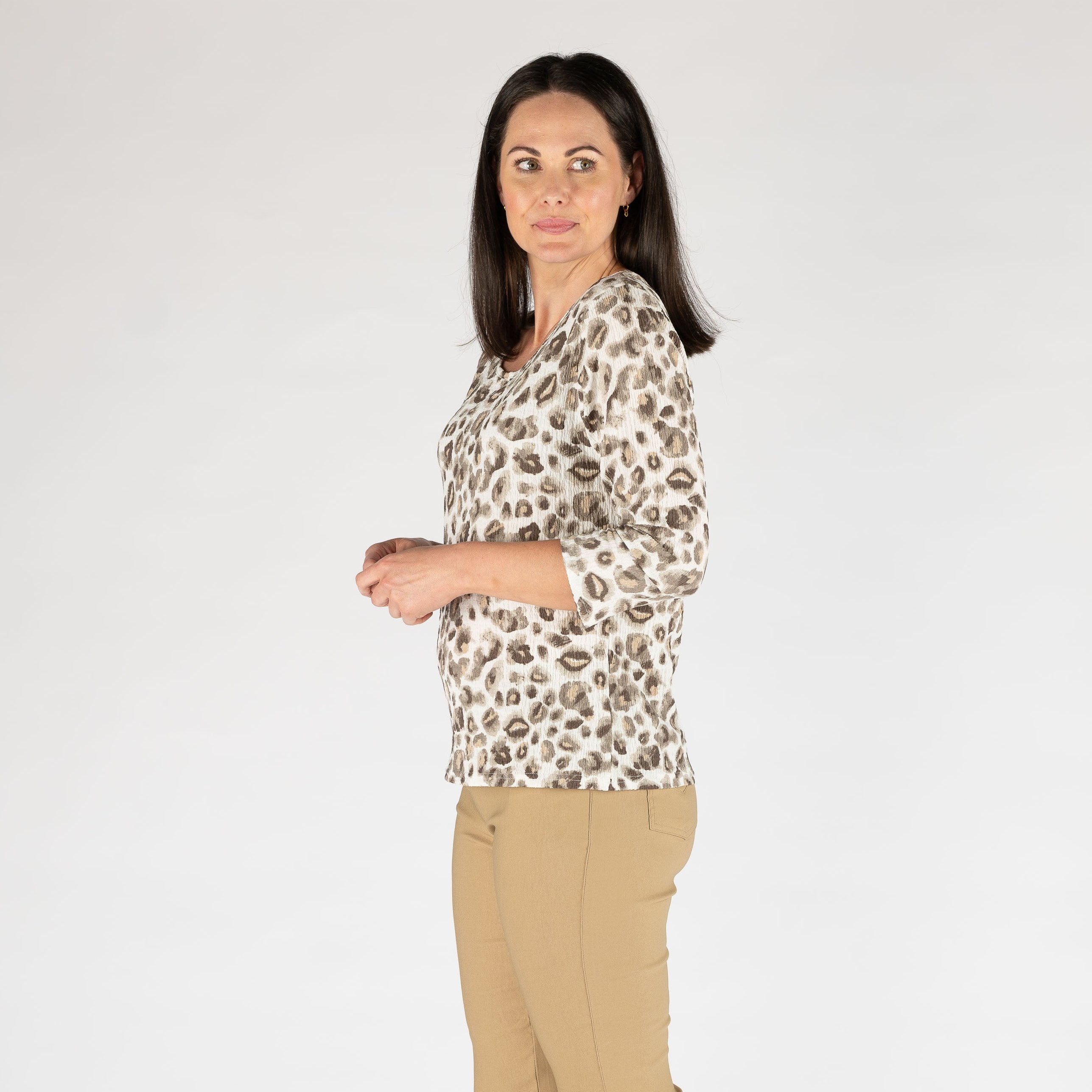 Just Elegance Women's Print Top
