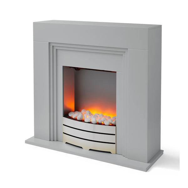 Warmlite York Fireplace Suite Grey