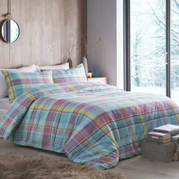 Appletree Hygge Applecross Check Duvet Cover Set - Multi