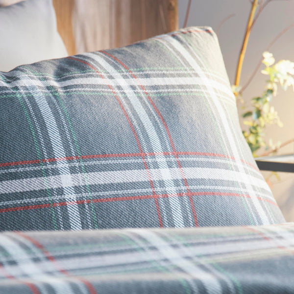 Appletree Hygge Aviemore Check Duvet Cover Set - Charcoal