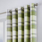 Fusion Balmoral Check Curtains - Green