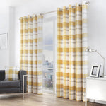 Fusion Balmoral Check Curtains - Ochre