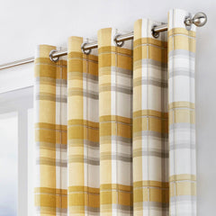 Fusion Balmoral Oche Check Curtains