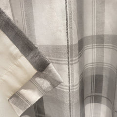 Fusion Balmoral Slate Check Curtains