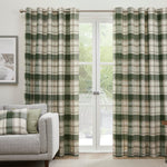 Fusion Balmoral Check Curtains - Bottle Green