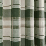 Fusion Balmoral Check Curtains - Bottle Green