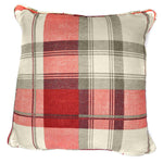 Fusion Balmoral Check Cushion Cover 43x43cm - Ruby