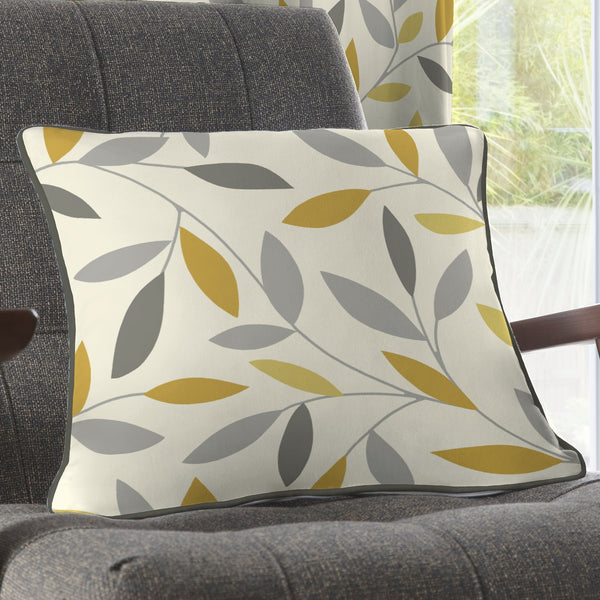 Fusion Beechwood Cushion Cover 43x43cm - Ochre