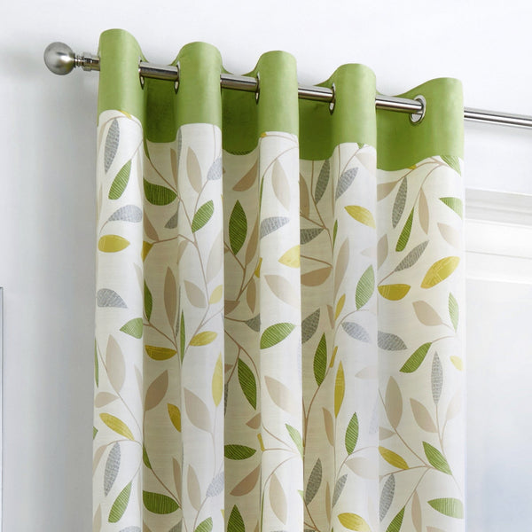 Fusion Beechwood Curtains - Green