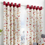 Fusion Beechwood Curtains - Red