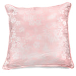 Dreams & Drapes Woven Blossom Cushion Cover 43x43cm - Blush