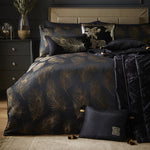 Laurence Llewelyn-Bowen Dandy Duvet Cover Set - Black/Gold