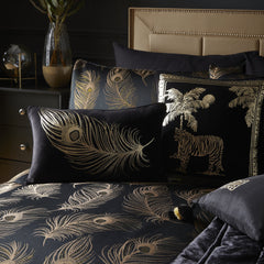 Laurence Llewelyn-Bowen Black/Gold Dandy Duvet Cover Set