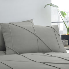 Serene Diamond Grey Slant/Dart Duvet Cover Set