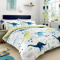 Bedlam Dinosaur Glow in the Dark Duvet Cover Set