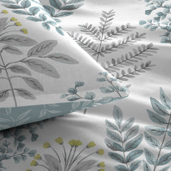 Dreams & Drapes Duck Egg Emily Duvet Cover Set