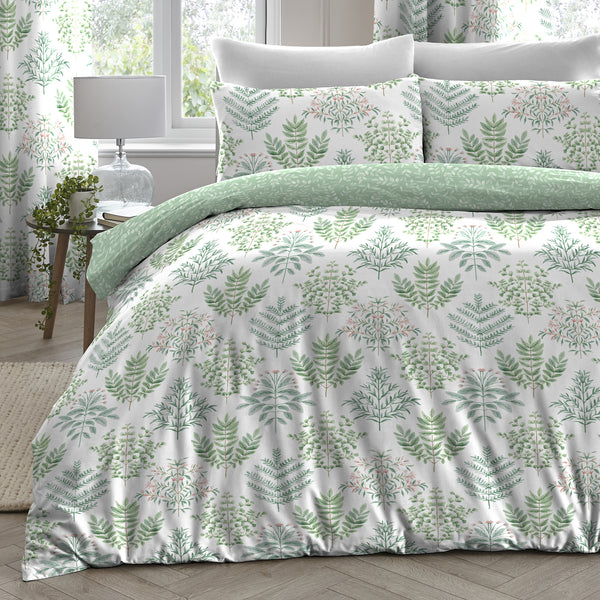 Dreams & Drapes Design Emily Duvet Cover Set - Green