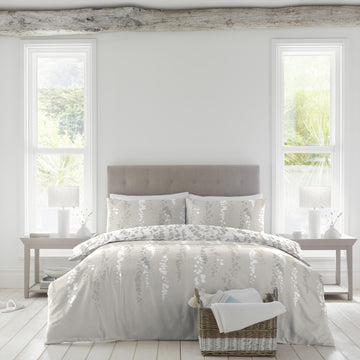 Drift Eucalyptus Trail Duvet Cover Set - Grey
