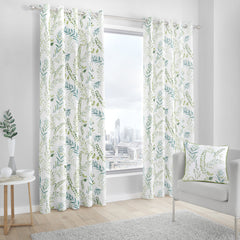 Fusion Fernworthy Green Eyelet Curtains